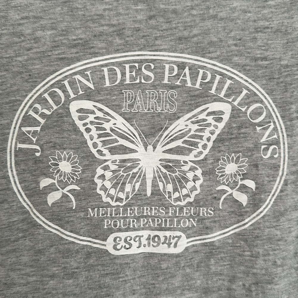 Talbots gray 3/4 length sleeve t-shirt